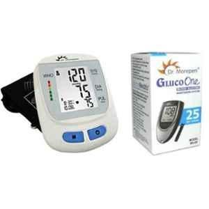 Dr Morepen Dr. Morepen BP-09 Blood Pressure Monitor & BG-03 Gluco One 25 Test Strips Combo