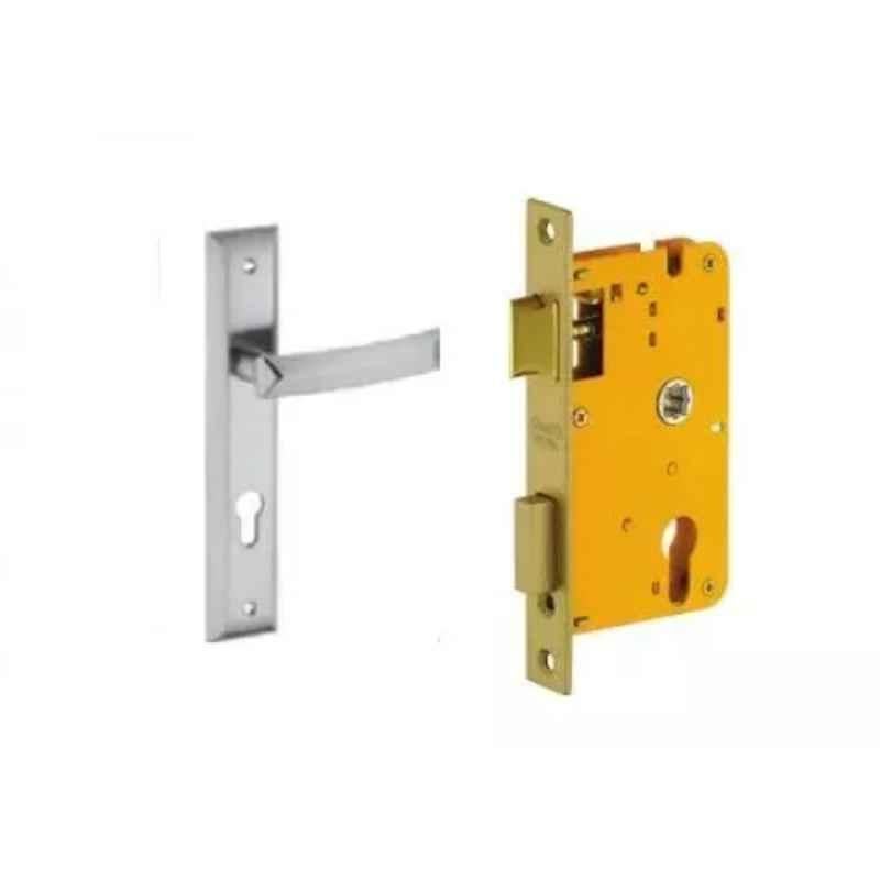 Dorset ML Series Quadra 10 inch Stainless Steel Door Handle Lock Set with