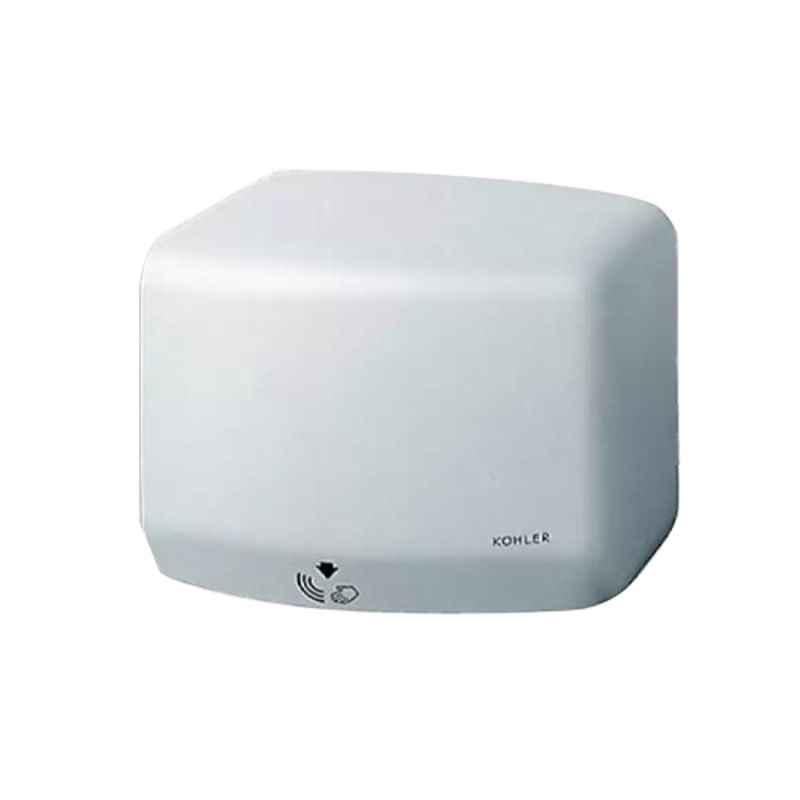 Kohler 5486T CP 30cm Stainless Steel White Automatic Hand Dryer Machine, 5486T-CP