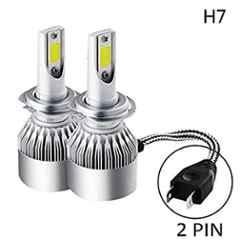 Meenu Arts C6 H-7 All in One Compact Design 36W/3800LM LED Headlight Conversion Kit Car High/Low Beam Bulb Driving Lamp 6500K (Pack of 2) for Pulsar 220 CC Dtsi