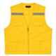 Superb Uniforms Cotton Yellow Industrial Safety Reflective Jacket, SUWHVV/Y/002, Size: S