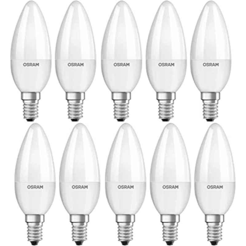 Osram 4.9W 470lm Warm White Classic Frosted LED Bulb (Pack of 10)