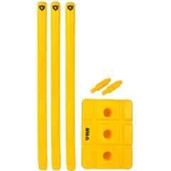 GLS 3 Pcs Shopshy Plastic Yellow Heavy Duty Stump with 2 Pcs Bails & Base Stand
