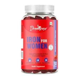Dreamease 30 Pcs Strawberry Flavour Iron Gummies For Women