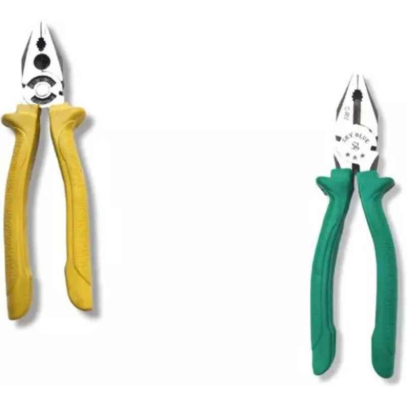 Sky Blue 2 Pcs 7.8 inch Stainless Steel Groove Plier Combo, SBE_PLIER_0090