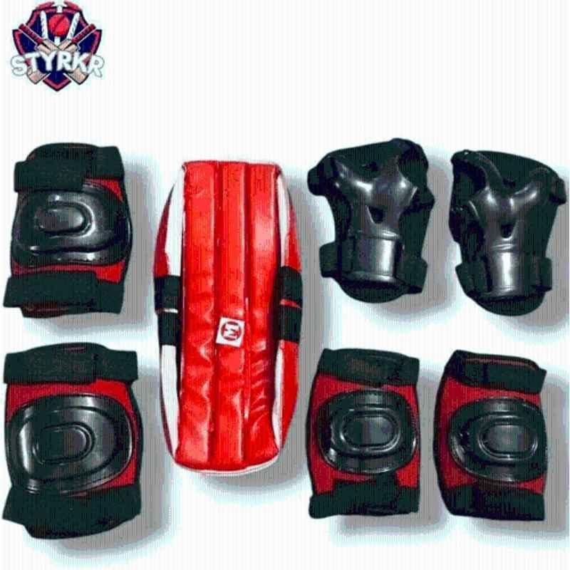 STYRKR Red New Skating Kit for Protective Kit(Kids, Beginner)4-in-1 Protective Kit Set Skating Kit