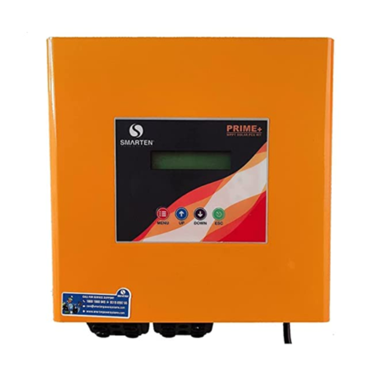 Smarten Prime+ 50A MPPT Solar Charge Controller (12V/24V), Supports up to 1800W Panels, 4-Stage Charging & Grid Control | 3-Year Warranty