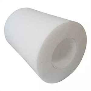 B K JAGAN & CO Round Teflon Bush, 32 x 45 x 100mm (White)