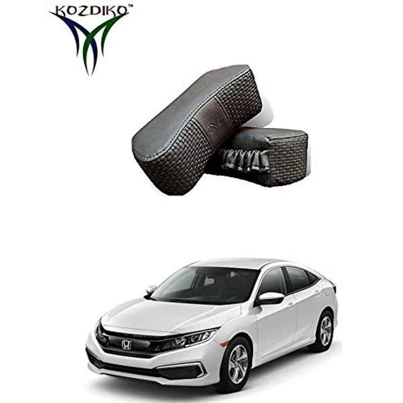 Kozdiko 2 Pcs Memory Foam Grey Neck Rest Cushion Pillow Set for Chevrolet Optra
