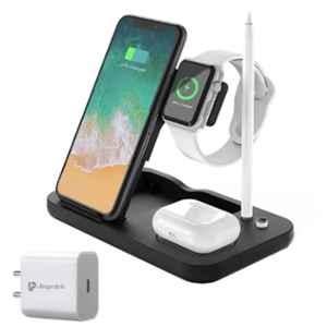 Ultraprolink Vylis Dock 15 15W Black 4-in-1 Wireless Charger, UM1006NC