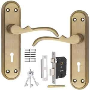Onjecx BML65+S71MAB 7 inch Alloy Steel 6 Levers Mortise Handle Set