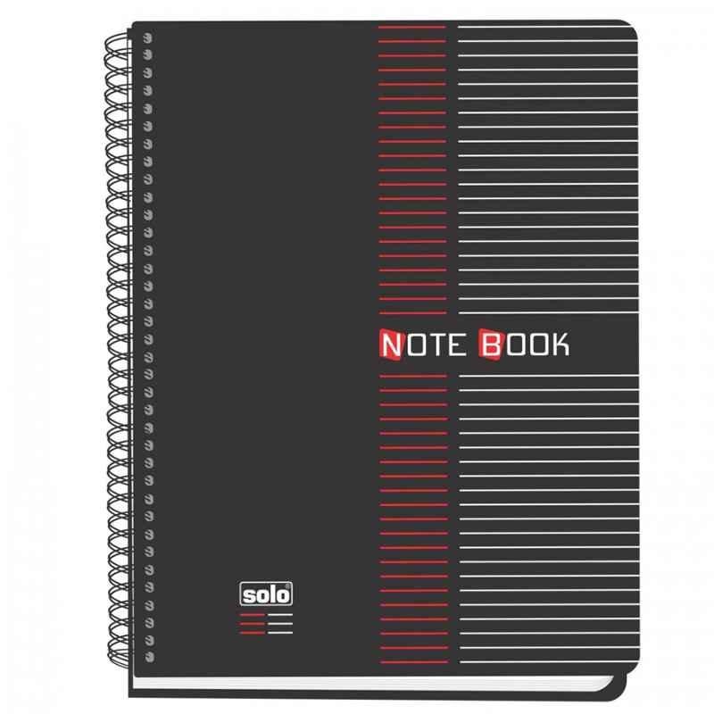 Solo B5 100 Pages Black Notebook, NB 552 (Pack of 10)