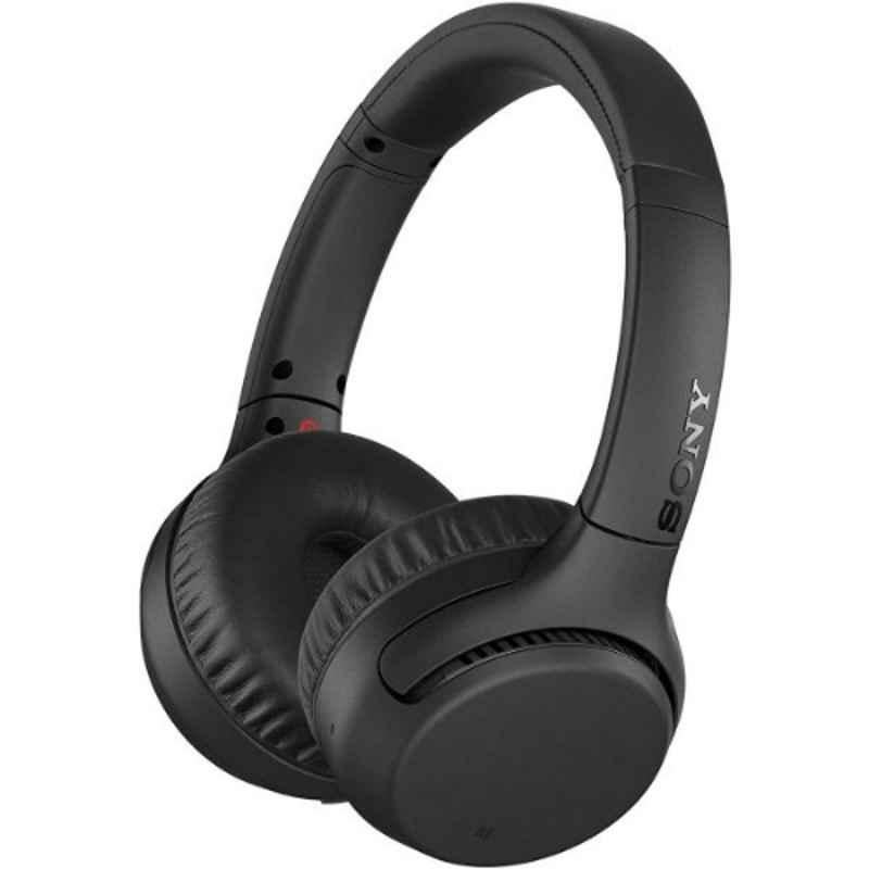 Sony 30mm 30hrs Black Extra Bass Bluetooth On-ear Headphone with Mic, WH-XB700/B