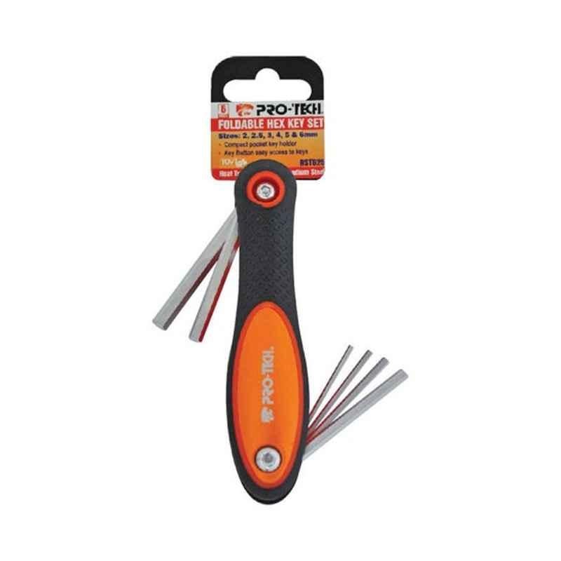 Protech 2-6mm Steel Foldable Hex Key, RST-625