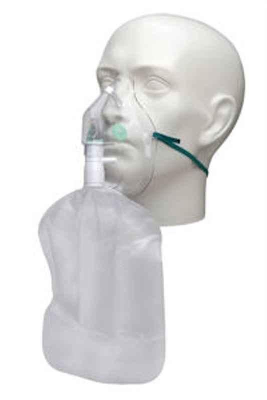 breathing mask with bag