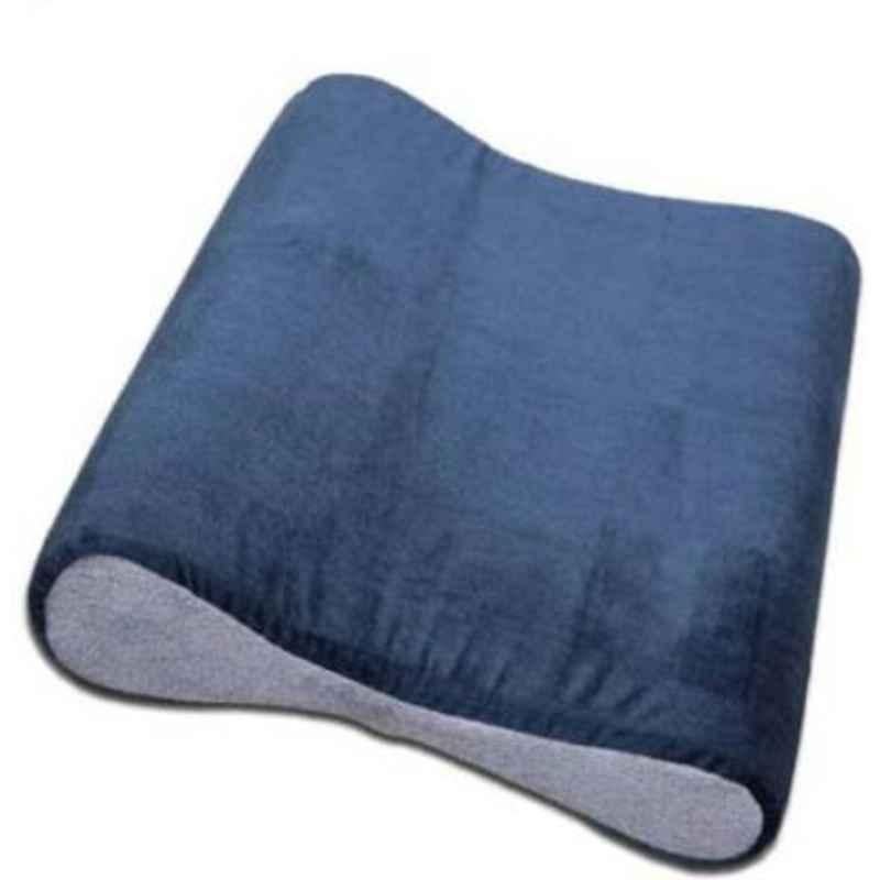 Pristyn Care Blue Temperature Sensitive Neck Support Cervical Pillow, PC 01, Size: M