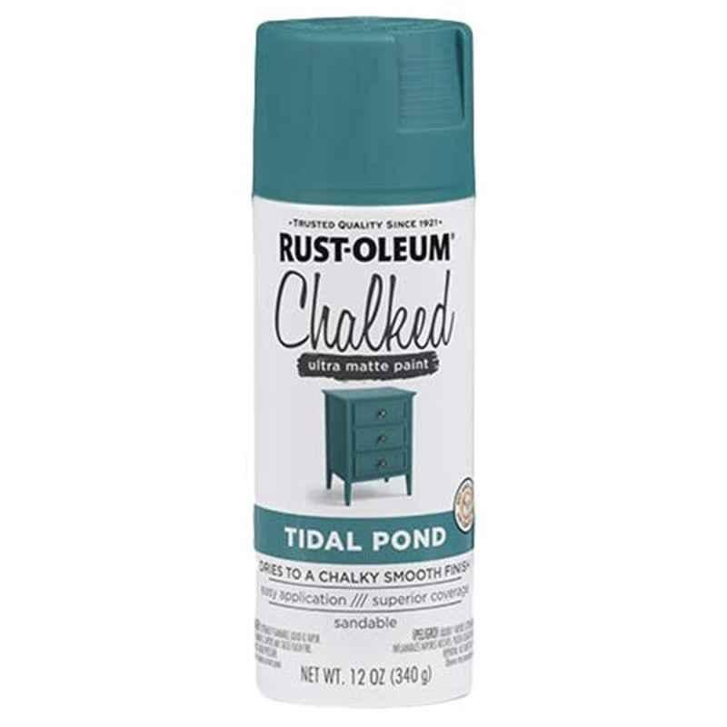 Rust-Oleum Chalked 12 Oz Tidal Pond 302597 Ultra Matte Paint Spray