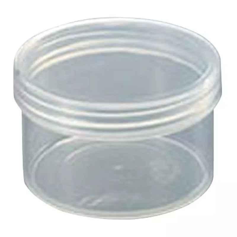 Lab Plus Plastic Pot 50ml Transparent, LP-12249 (Pack of 100)