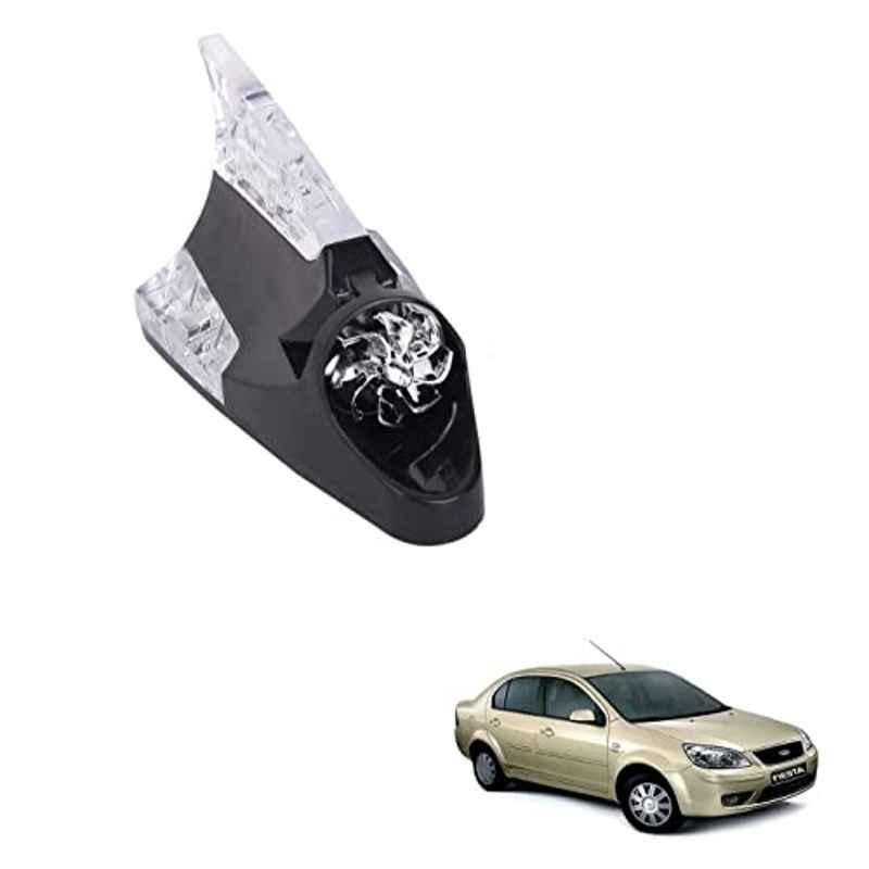 Kozdiko Black Auto Wind Power LED Light Shark Fin Car Antenna for Ford Fiesta Old
