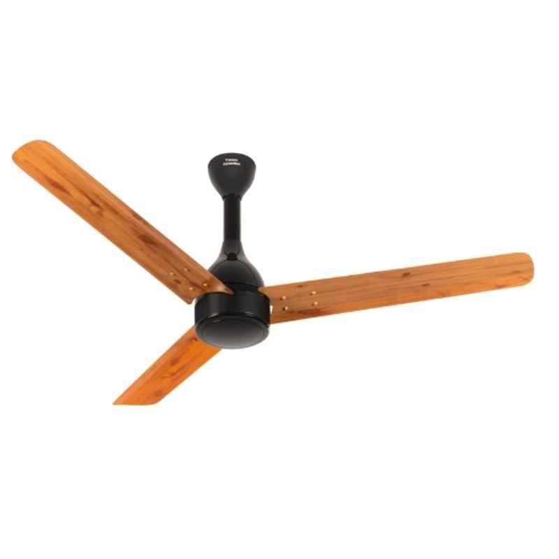 Victura Airmotion Ecowind 30W 350rpm Wooden Black 5 Star BLDC Energy Efficient Ceiling Fan, Sweep: 1200 mm
