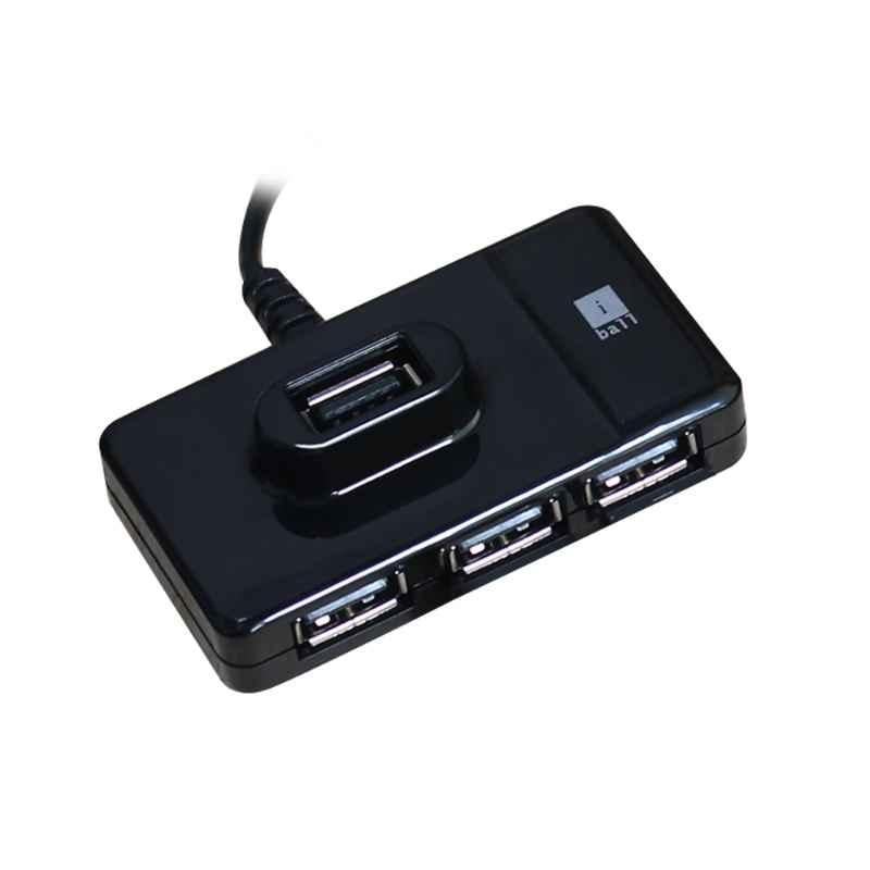iBall USB 2.0 4 Port USB Hub, Piano 423