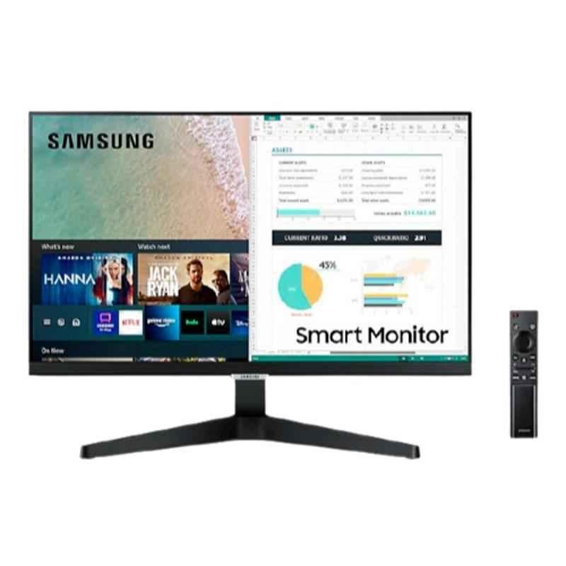 Samsung LS24AM506NWXXL 24 inch Black Full HD Smart Monitor with Apple Play Support