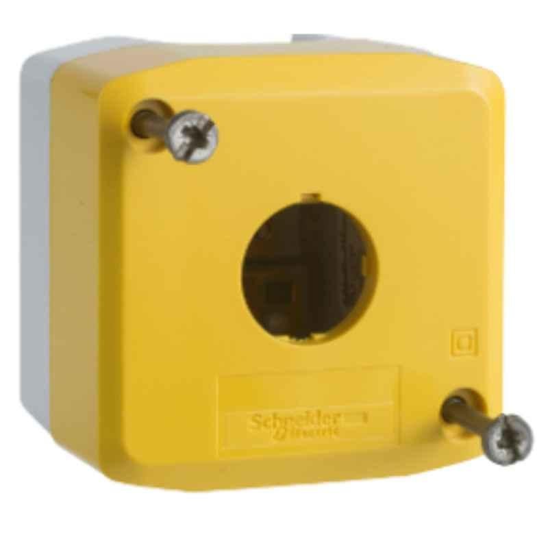 Schneider Harmony 1 Cut-Out Plastic Yellow Unmarked Empty Control Station, XALK01H7