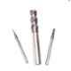 Krost Tungsten Carbide 4Flute Nano Coated 45Hrc Carbide Endmills, 8mm, Silver