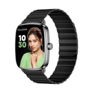 Cellecor VISION M10 2.01 inch 410x502p HD AMOLED Rectangle Black Smart Watch with 10 Days Battery Backup