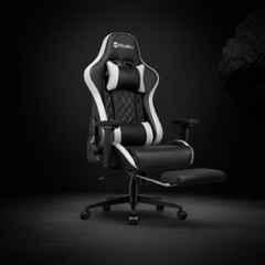 Cellbell Shadow FT PU Leather High Back White Gaming Chair, CBHKFOC14493