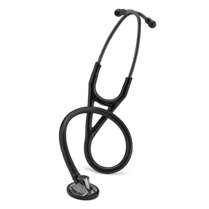 3M Littmann 27 inch Smoke Finish Chestpiece Black Tube Cardiology Stethoscope, 2176