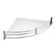 Ruhe 12 inch Stainless Steel Round Bathroom Shelf Tray, 12-1601-01