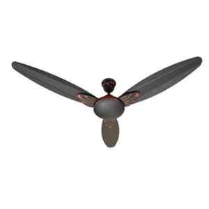 Zoom Lotus 1 Star 400rpm 50W Brown 3 Metal Blades Copper Motor Ceiling Fan, CF-LOTUS48, Sweep: 1200 mm
