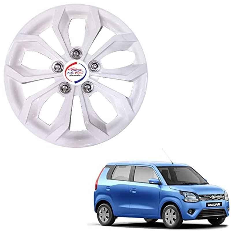 Auto Pearl 4 Pcs 13 inch ABS Hubcap Wheel Cover Set with Retention Ring for Maruti Suzuki WagonR 2019