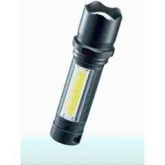 DP 50W ABS Black Zoomable Rechargeable LED Mini Torch with 3 Modes, DP-573