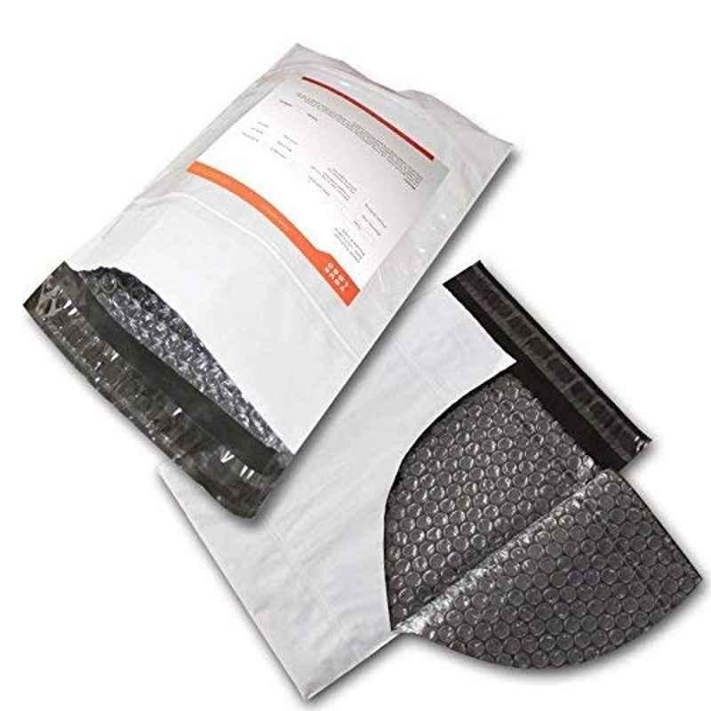 Securement 6x6 inch Bubble Padded Courier Envelope with Pod Pouch (Pack of 100)