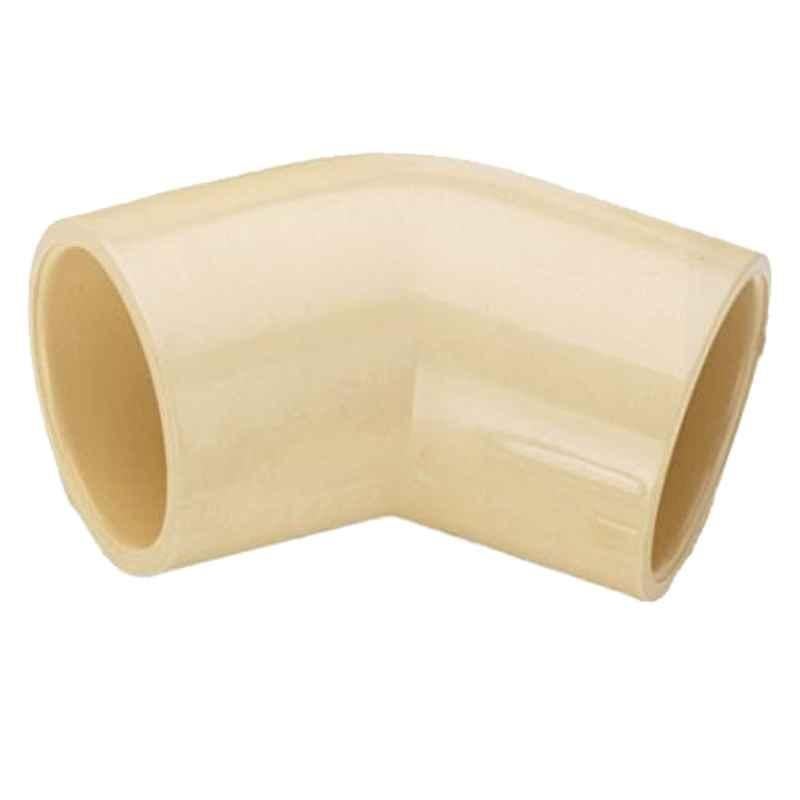 Crystal 1.25 inch CPVC 45 Degree Connection Pipe Elbow, EL-45-125