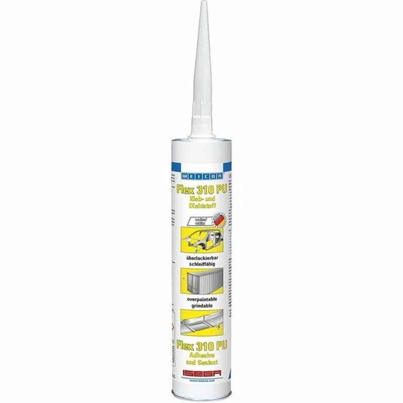 Weicon Flex 310 Polyurethane Adhesive, 13300310, 300ml, White