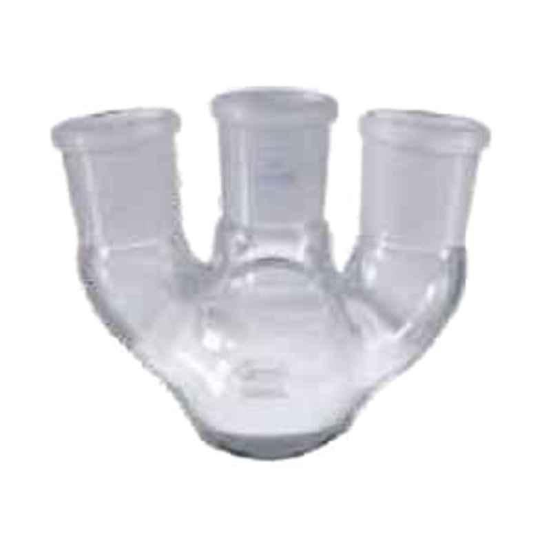 Glassco 250ml Glass Boro 3.3 Round Bottom Flask with Parallel Four Neck, 061.240.02A