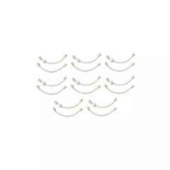 Fastgear 24 inch PTMT White Connection Pipe, FG048 (Pack of 16)