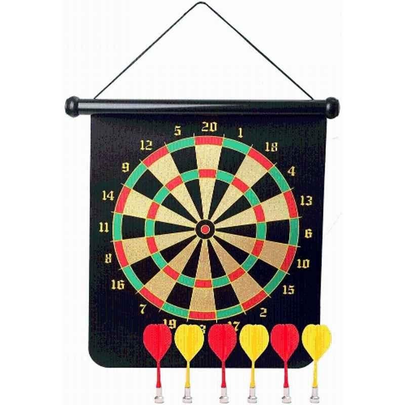 Matrica 50.8cm Magnetic Multicolour Double Sided Hanging Dart Board Set
