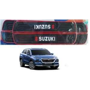 SureStrive 4 Pcs PVC & Rubber Black Car Door Sill Plate Set for Maruti Suzuki Grand Vitara All Model