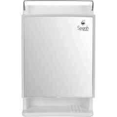 Sparsh Pearl MCB-254 Plastic White Bathroom Mirror abinet & Organiser Shelf for Bathroom
