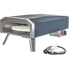Khushi Udyog 16 inch Stainless Steel Silver Portable Gas Pizza Oven