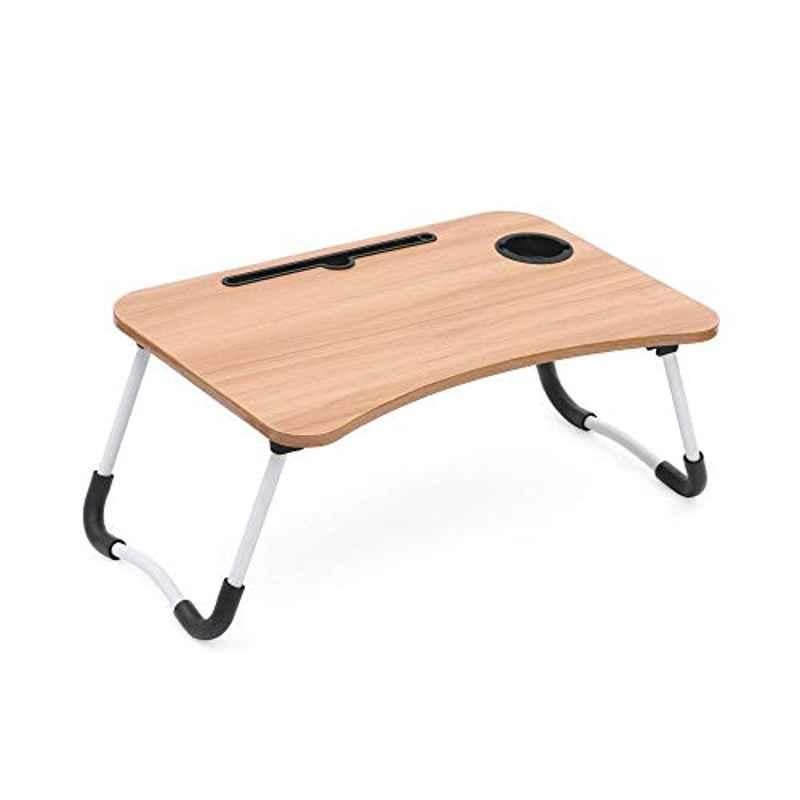 Rubik 60x40cm Wood Beige Foldable Laptop Table