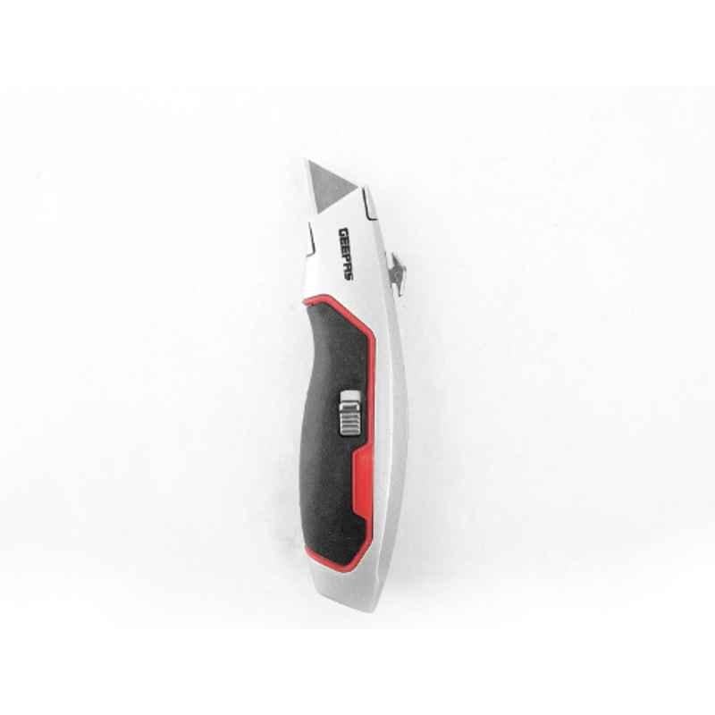 Geepas 140mm Zinc Retractable Utility Knife, GT59042