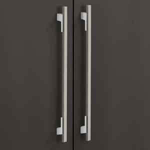 Plantex 450mm Aluminium Satin Finish Pull Cabinet Handle for Home & Office, APS-DTC-5580-SW-CP-450MM-PK-2 (Pack of 2)