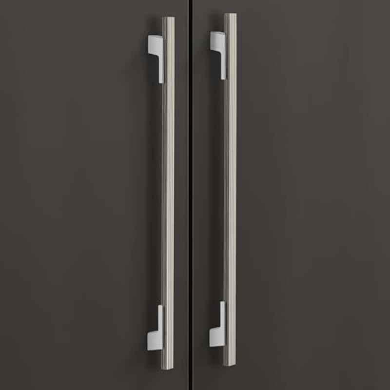 Plantex 450mm Aluminium Satin Finish Pull Cabinet Handle for Home & Office, APS-DTC-5580-SW-CP-450MM-PK-2 (Pack of 2)