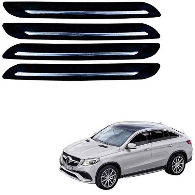Kozdiko 4 Pcs Single Chrome Bumper Protector Set for Mercedes Benz B-Class