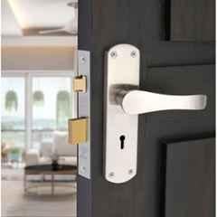 Onjecx 8 inch Steel Silver Double Action Mortise Door Lock Set, Onjecx0064